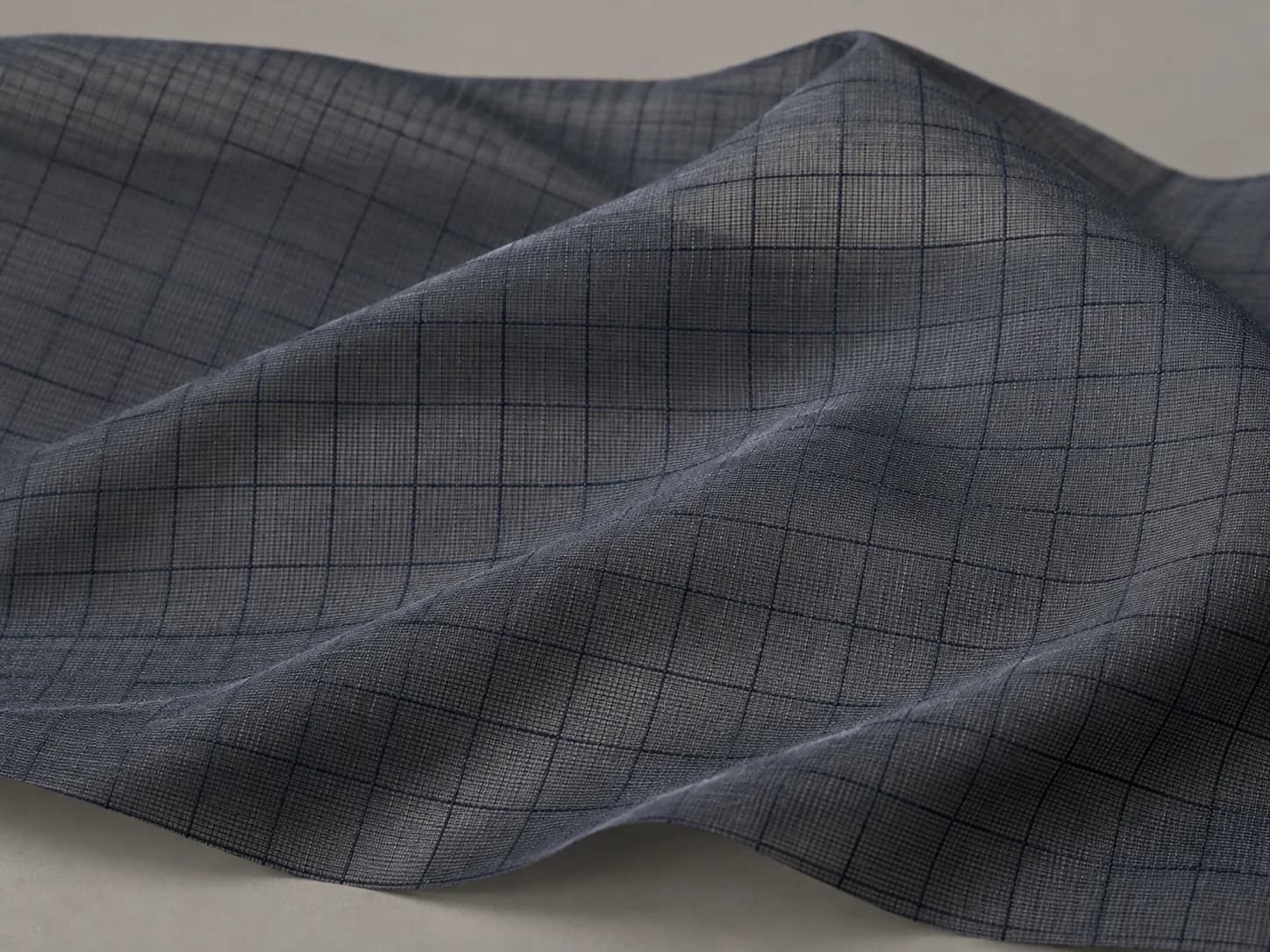 Concept view of lightweight woven textile with a subtle reinforcement grid