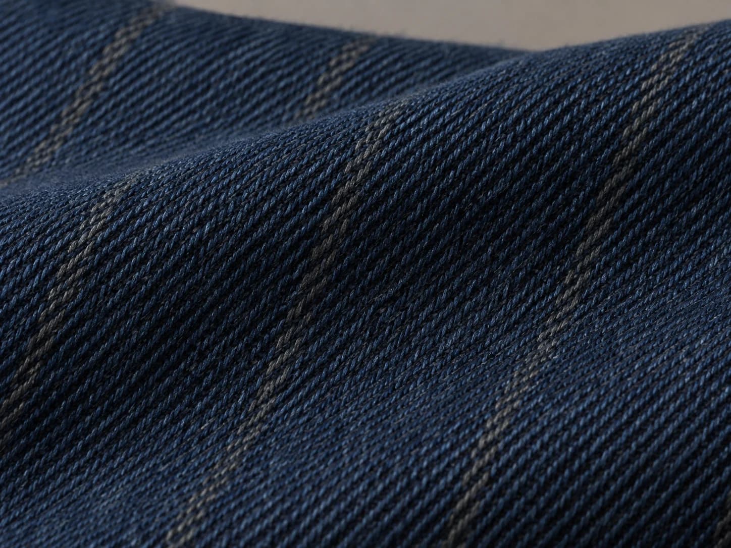 Concept view of cotton-facing reinforced denim with diagonal twill structure